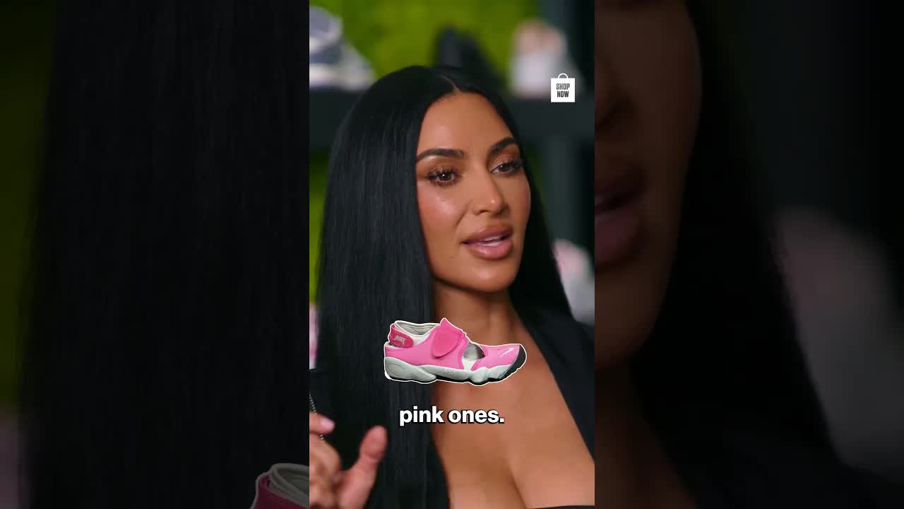 Kim K’s first Nike sneaker collab was one of her favorite shoes growing up #SneakerShopping