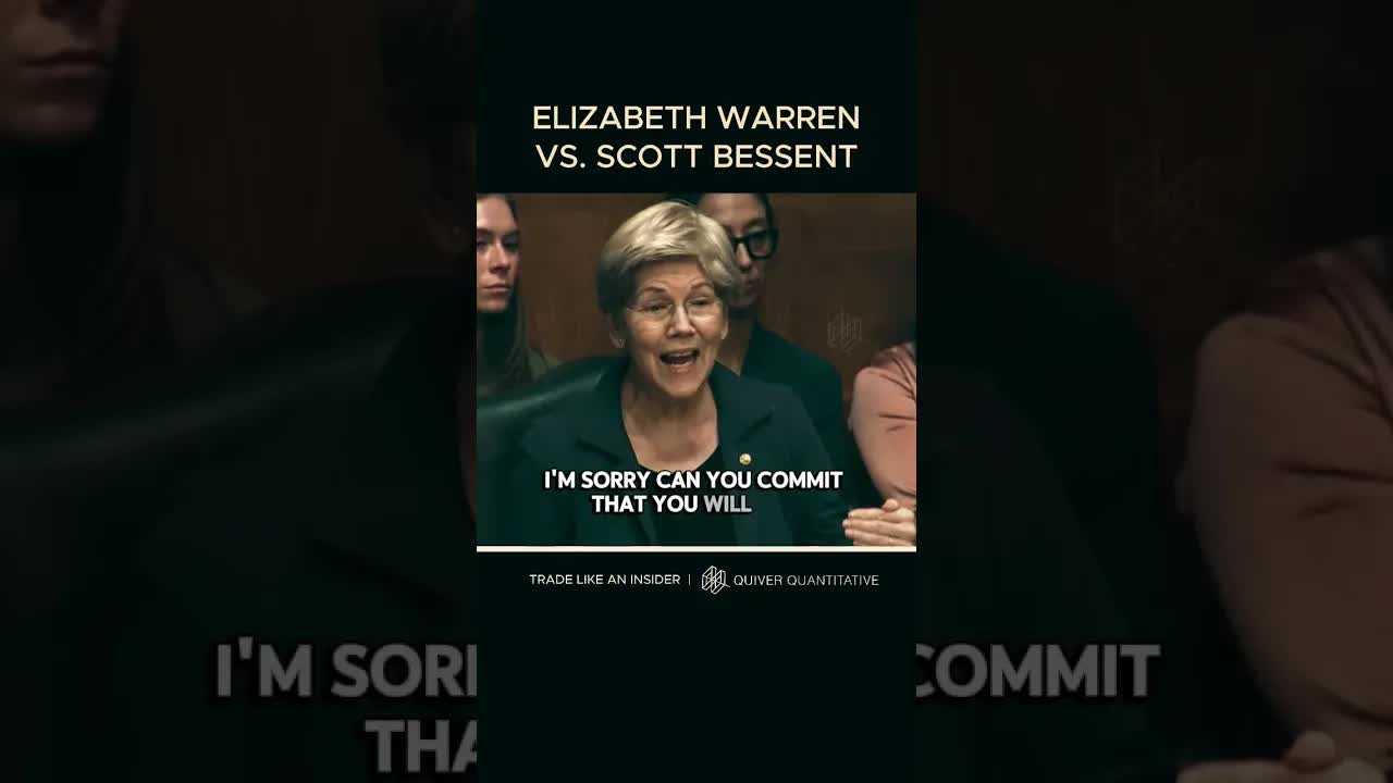 JUST NOW: Senator Elizabeth Warren vs. Secretary Bessent