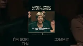 JUST NOW: Senator Elizabeth Warren vs. Secretary Bessent
