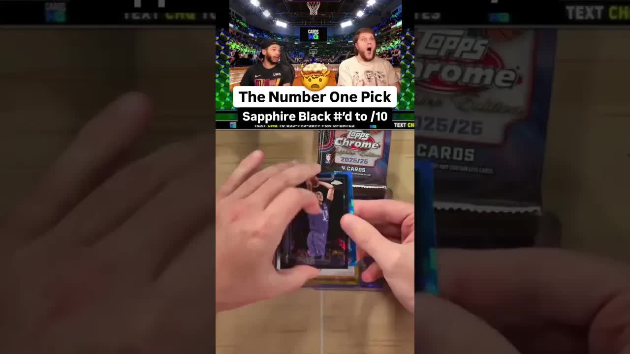 They Pulled an INSANE /10 Cooper Flagg from Topps Chrome Sapphire 😱