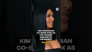 Kim Kardashian co-signs Shox as the "baddie" sneaker of the moment #SneakerShopping