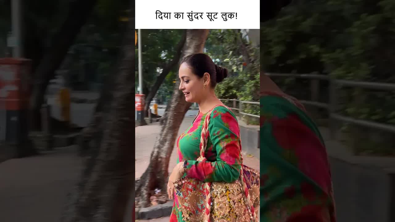 दिया का सुंदर सूट लुक #youtubeshorts #bollywood #diya