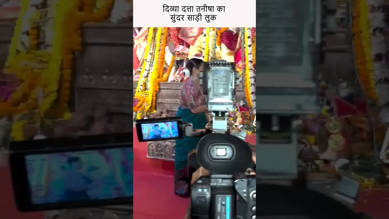 दिव्या दत्ता तनीषा का सुंदर साड़ी लुक #youtubeshorts #bollywood