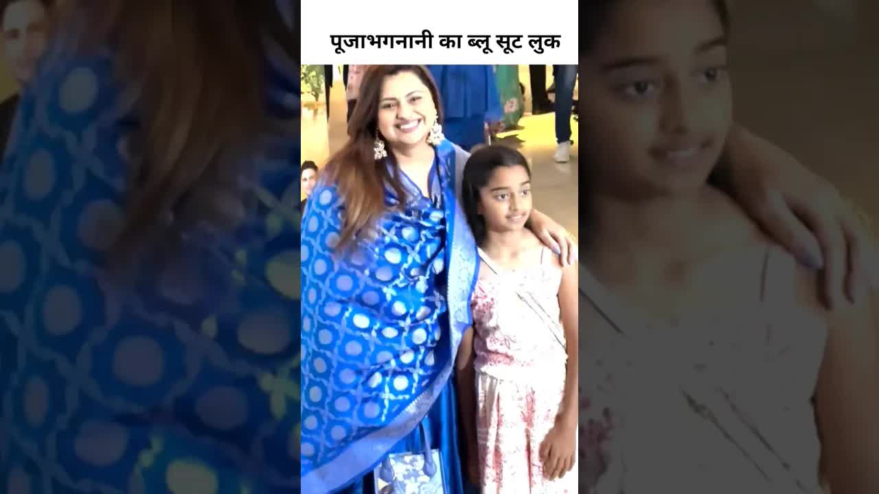 पूजा भगनानी का ब्लू सूट लुक #youtubeshorts #bollywood