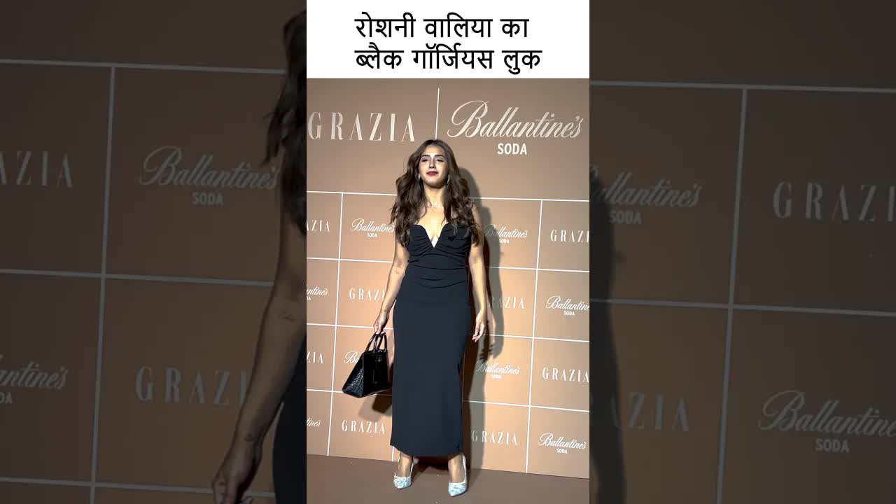 रोशनी वालिया का ब्लैक गॉर्जियस लुक #youtubeshorts #roshni #bollywood