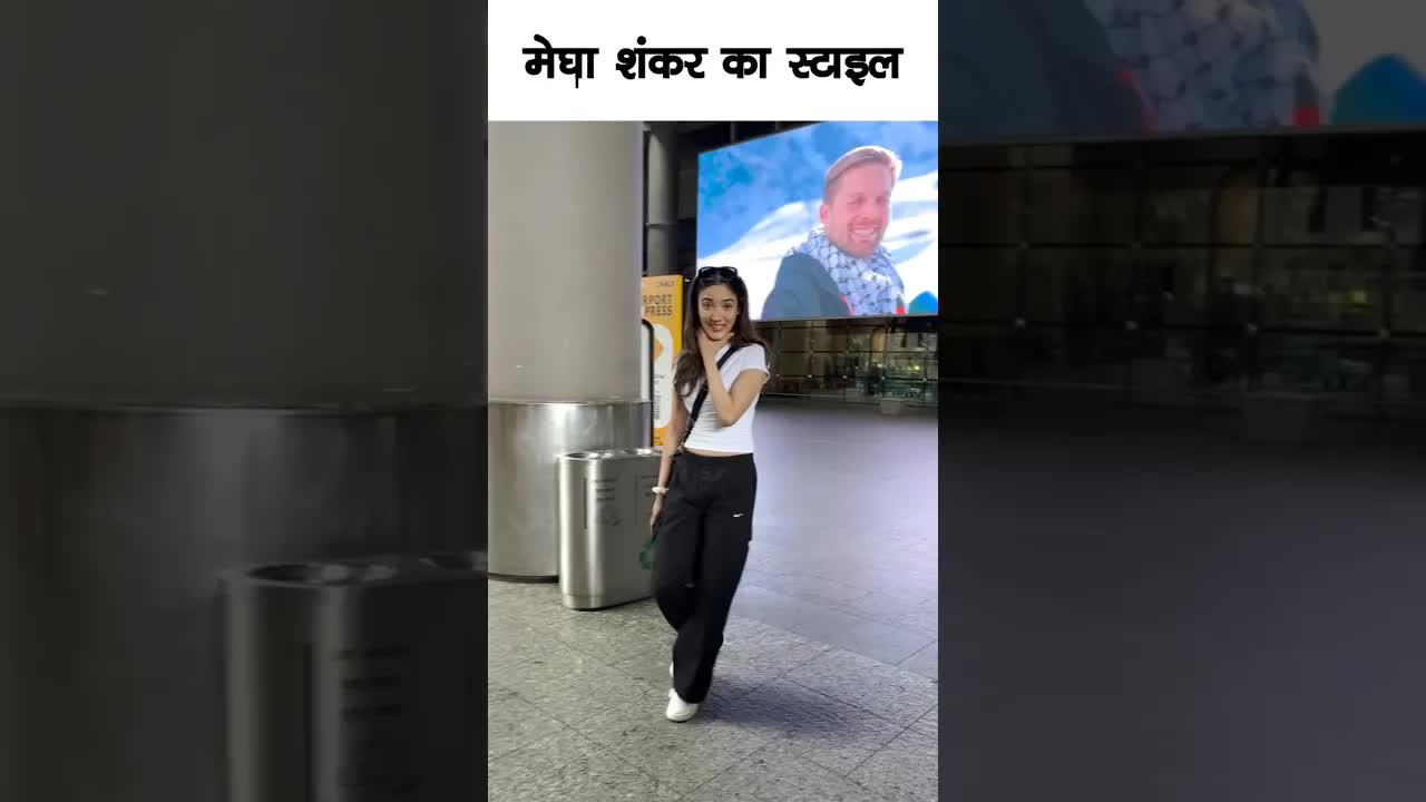Megha Shankar's style #bollywood #megha #shortsvideo