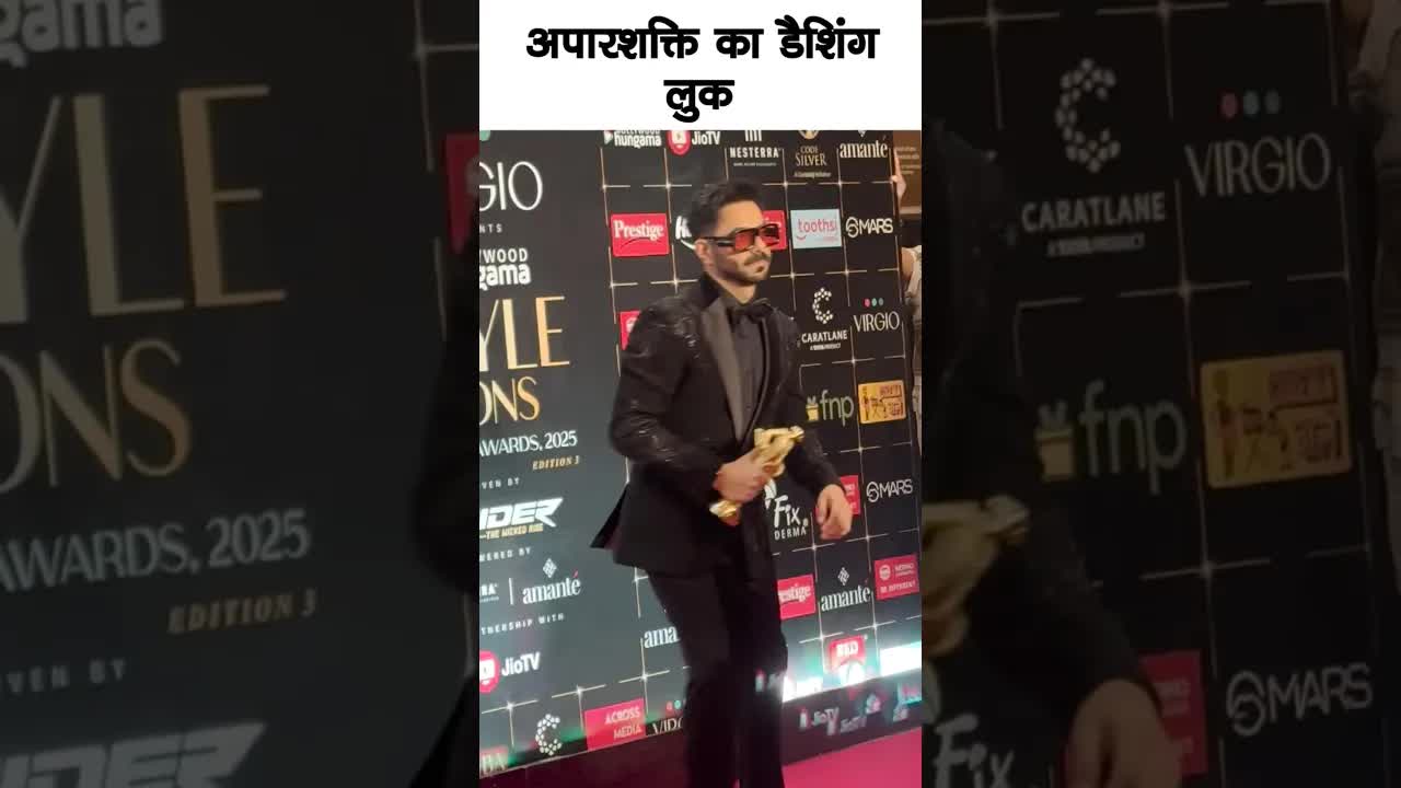 Aparshakti dashing look #bollywood #aparshaktikhurrana #shortsvideo