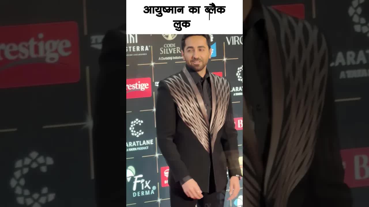 Ayushman khurana black look #bollywood #ayushmankhurana #shortsvideo