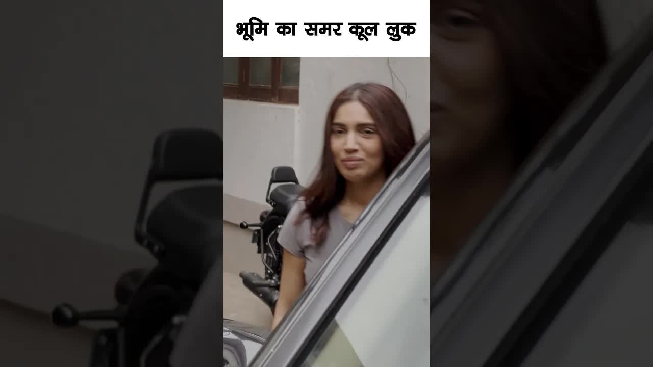 Bhumi summer cool look #bollywood #bhumipednekar #shortsvideo