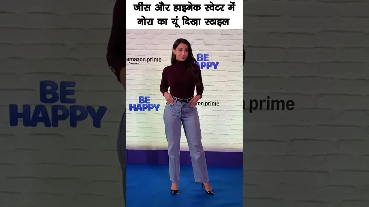 Nora Fatehi high neck look #bollywood #norafatehi #shortsvideo