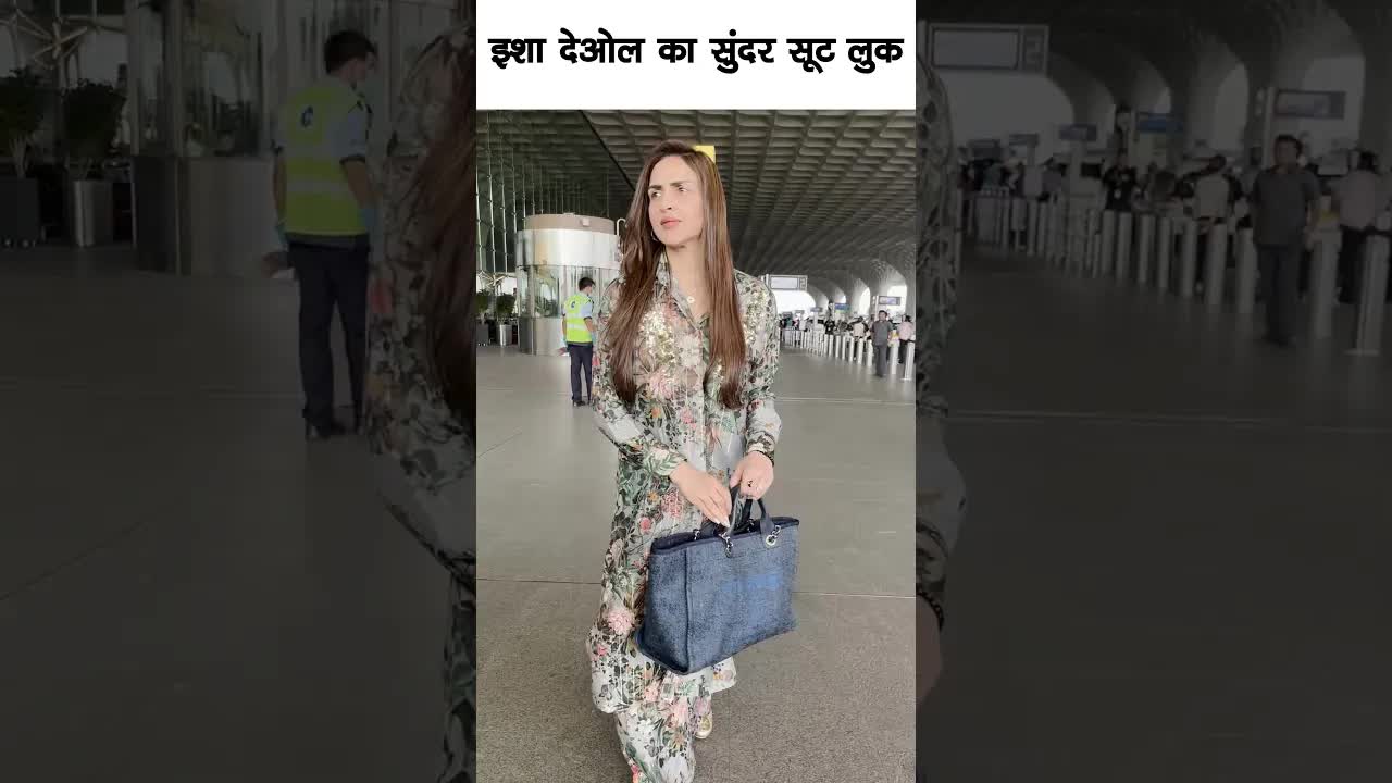 Esha deol beautiful suit look #bollywood #eshadeol #shortsvideo