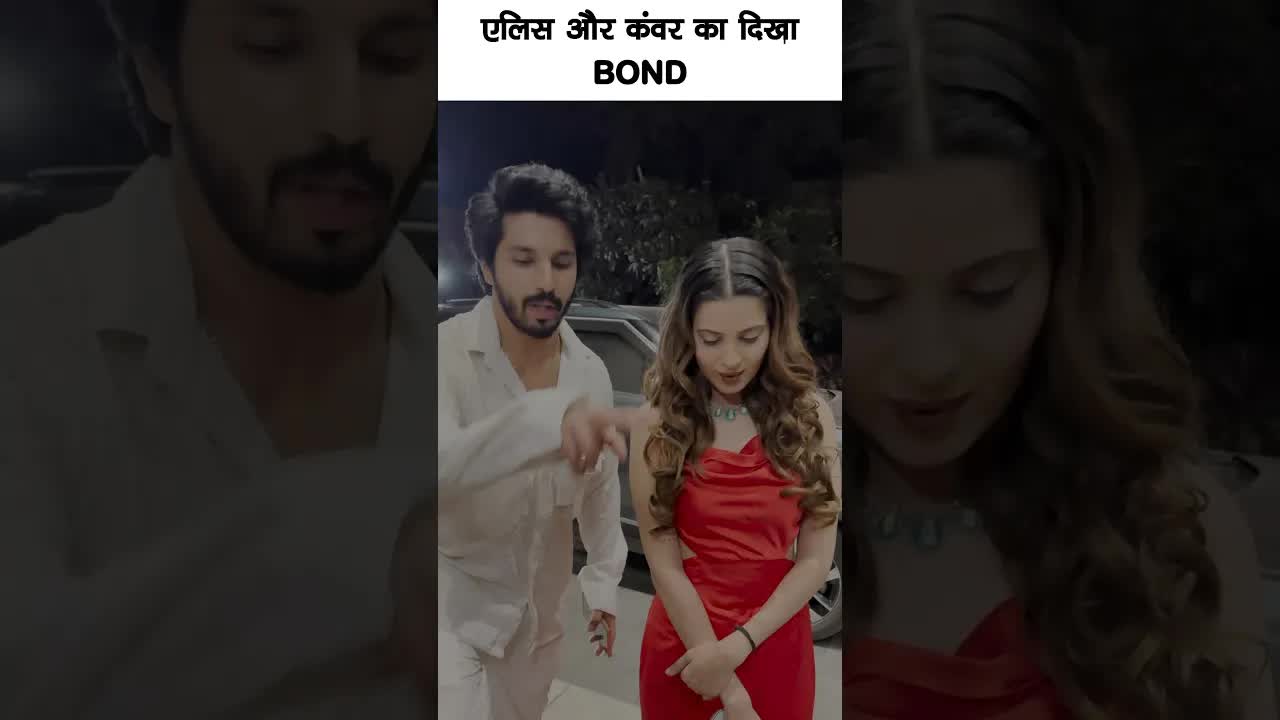 Alice and Kanwar looked cute #bollywood #alicekaushik #kanwardhillion #shortsvideo