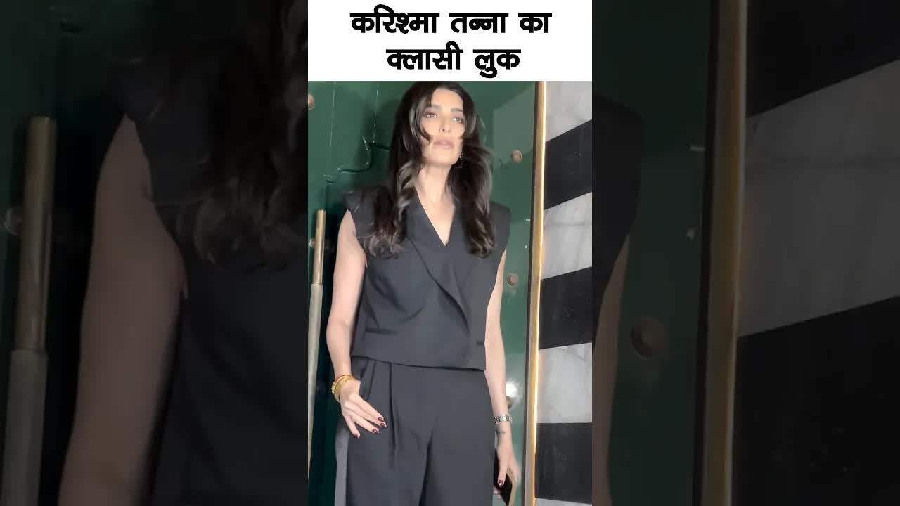 Karishma Tanna black look #bollywood #karishmatanna #shortsvideo