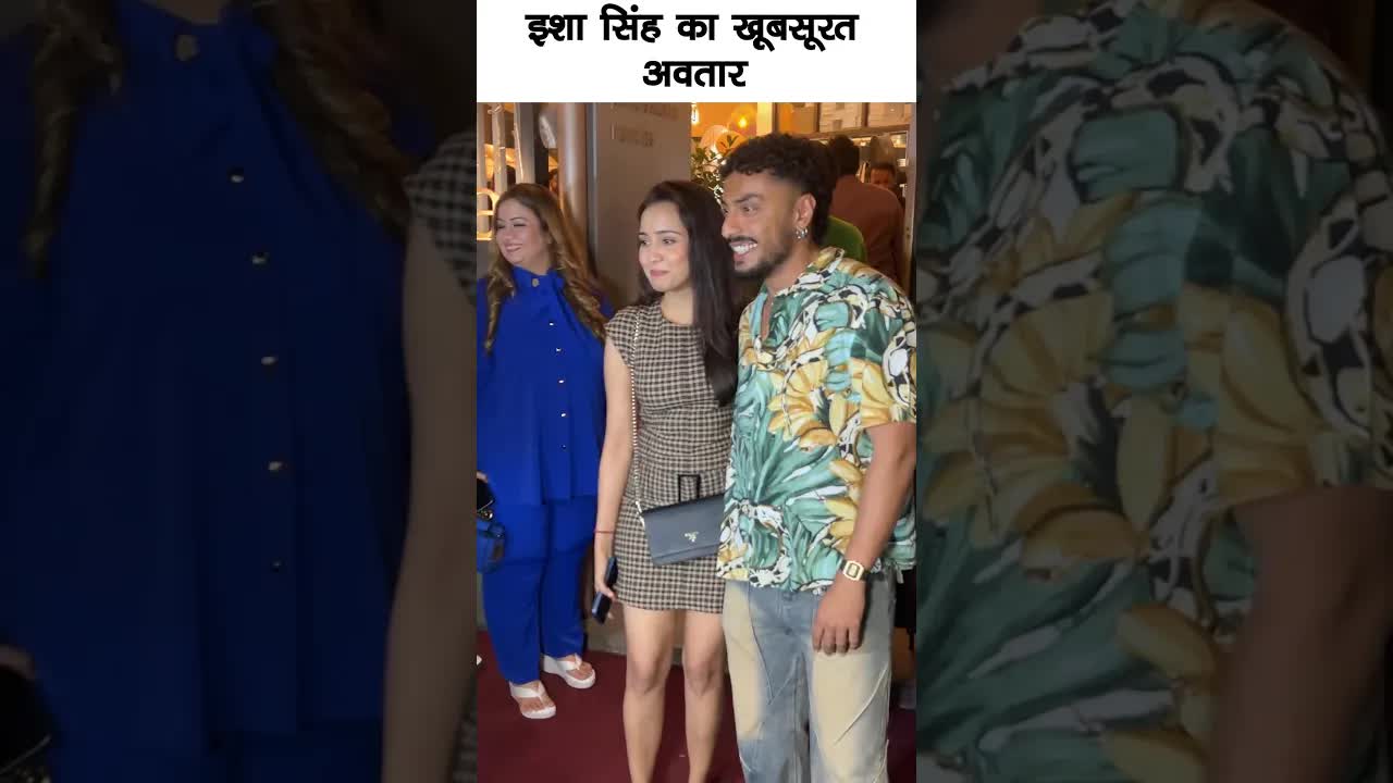 Isha Singh looked beautiful #bollywood #ishasingh #shortsvideo
