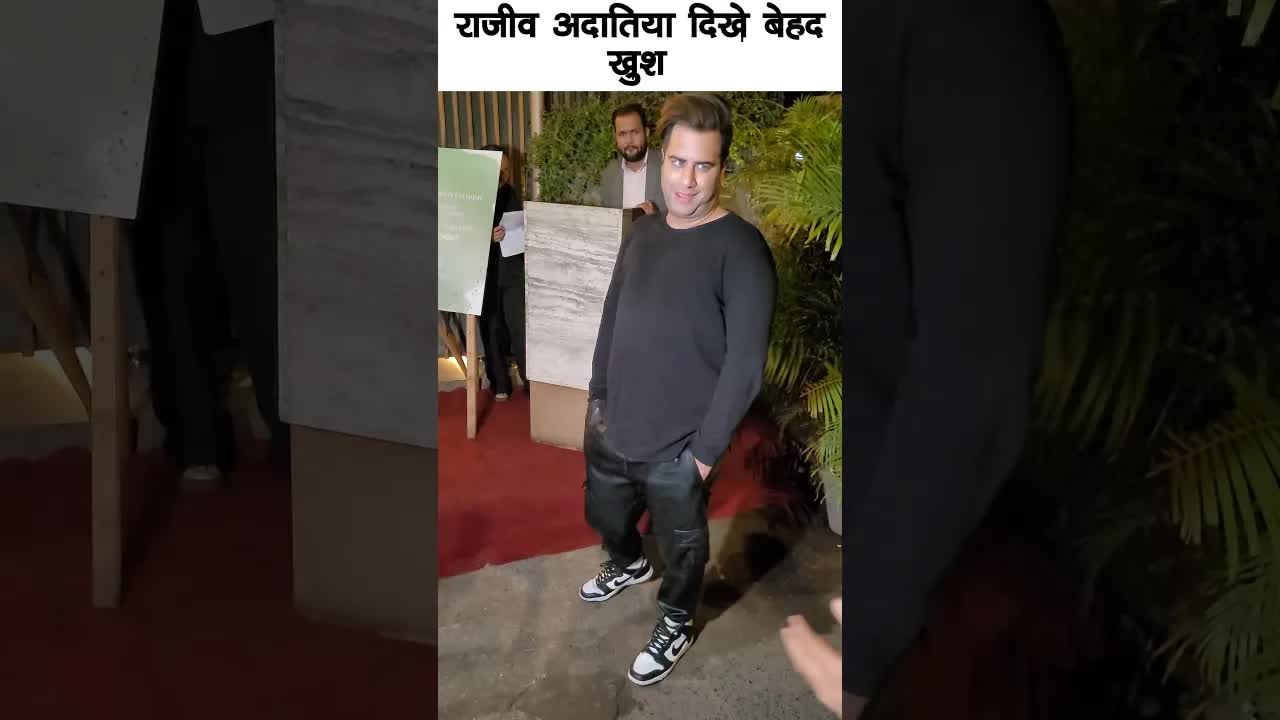 Rajiv adatia black look #bollywood #rajivadatia #shortsvideo