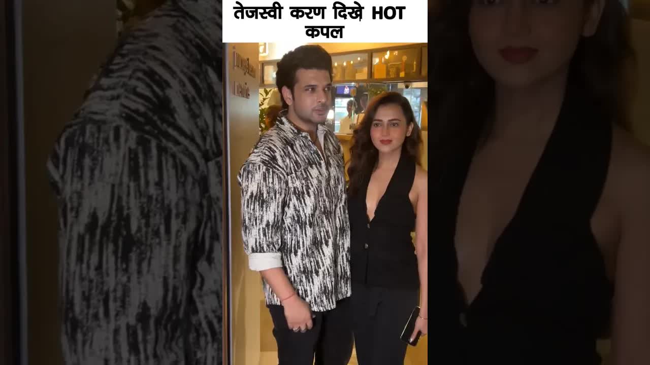 Tejaswi karan looked hot together #bollywood #tejaswiprakash #karankundra #shortsvideo