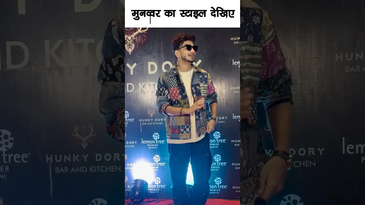 Munwar new look #bollywood #munawarfaruqui #shortsvideo