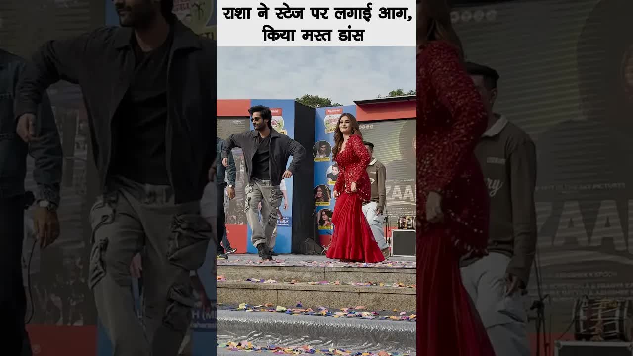 Rasha's dance #bollywood #rashathadani #shortsvideo