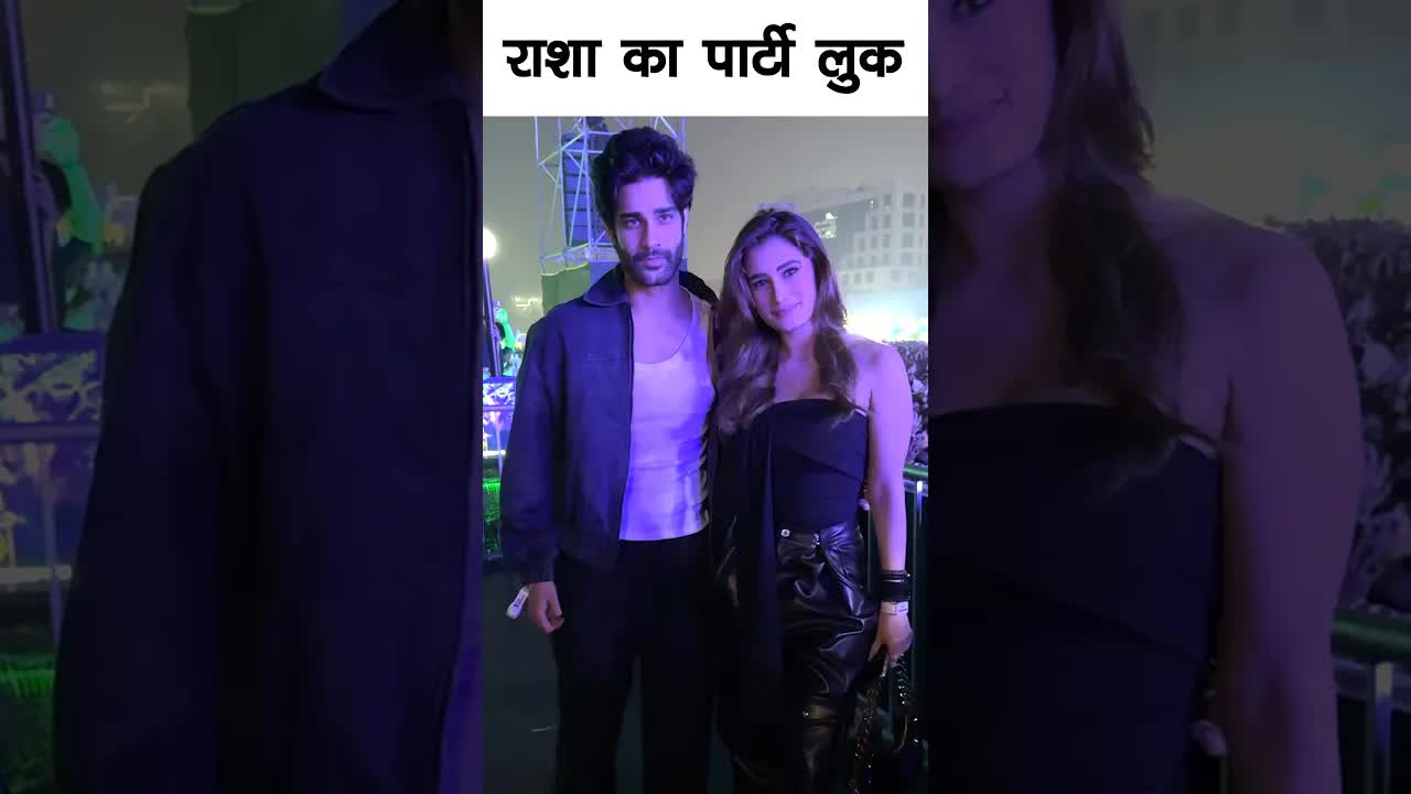 Rash's party Look #bollywood #rashathadani #shortsfeed