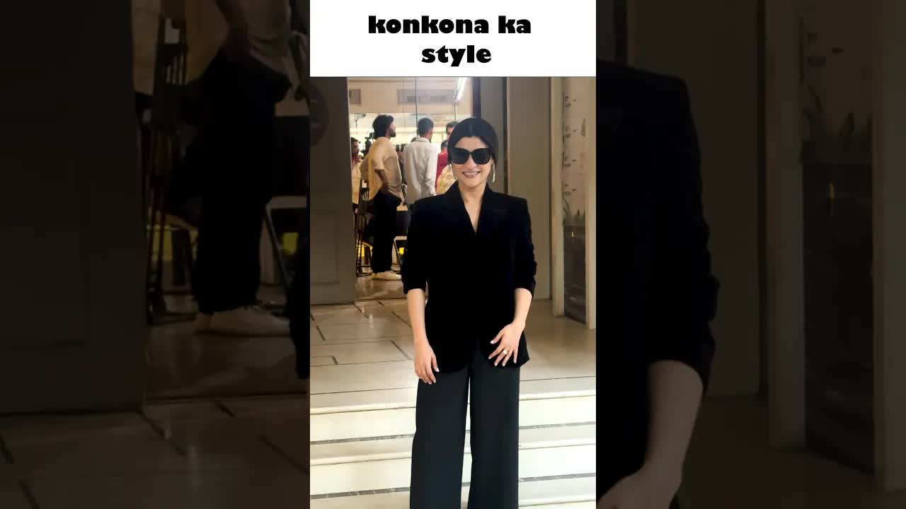 Konkarna's new look #bollywood #konkonasensharma #shorts