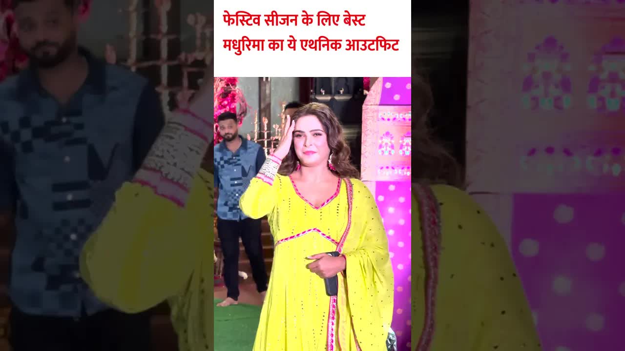 Festive ke liye best hai Madhurima Ka look #festival #shorts