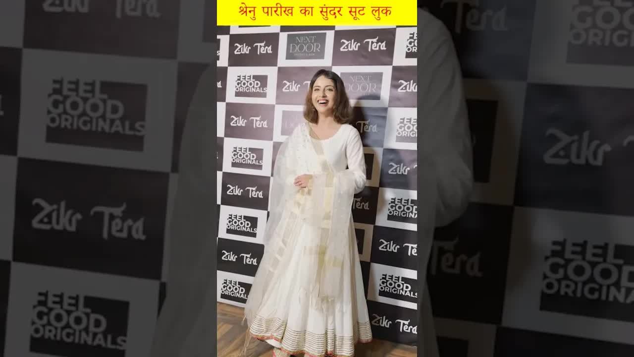 Shrenu Parikh's look for festivals #shorts #shrenuparikh #ganpati
