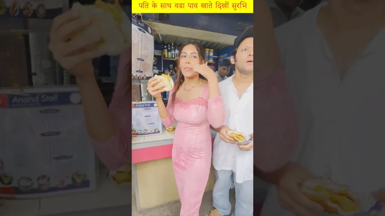 Surbhi ki Vada Pav party #surbhichandna #shorts