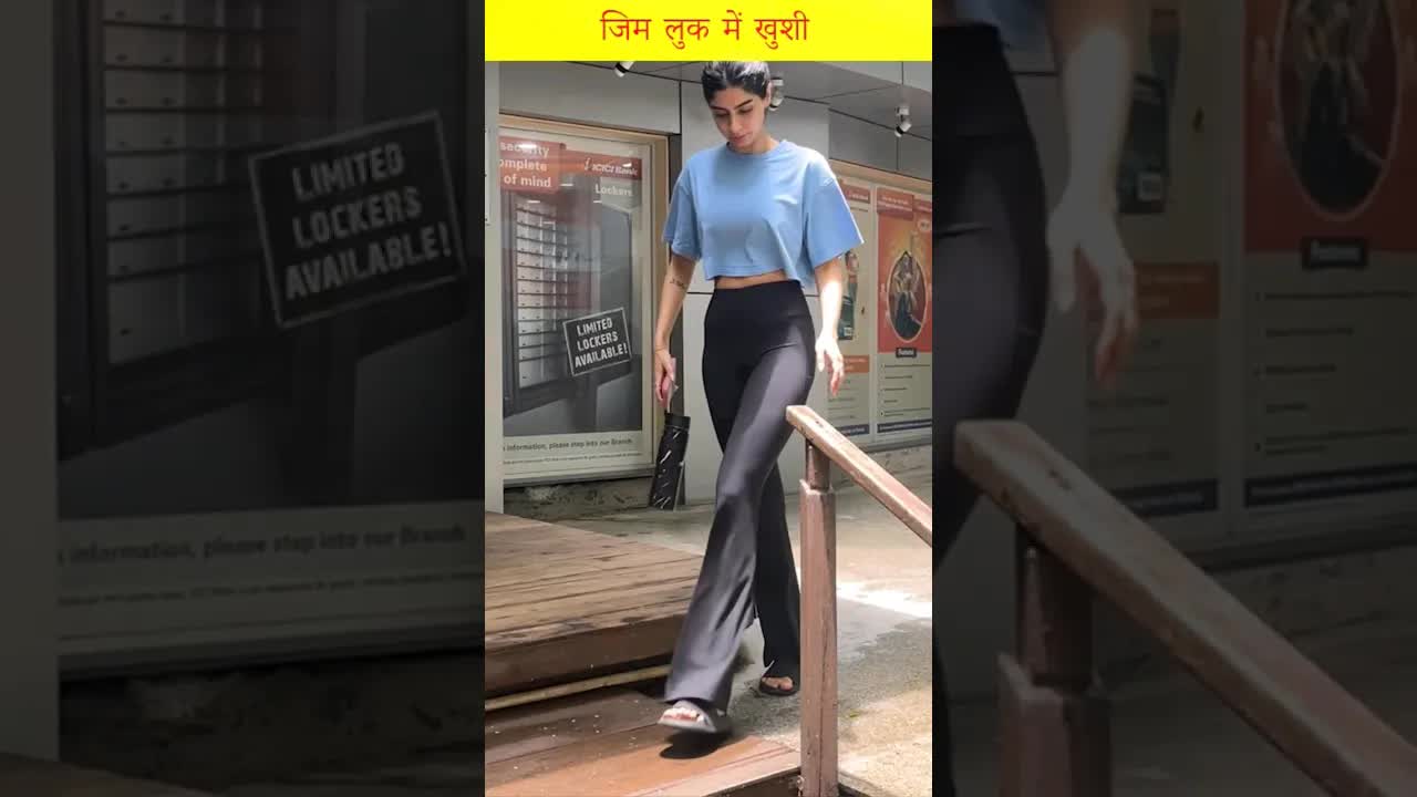 Khushi ki Fitness #bollywood #khushikapoor #shorts