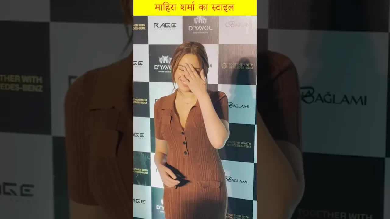 Mahira's happy look #mahirasharma #shorts #tvpersonality
