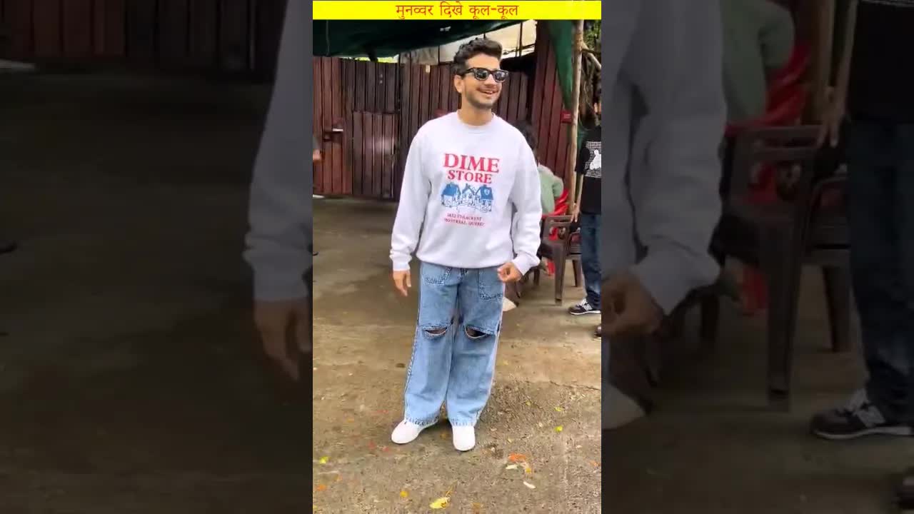 Munawar's cool look #shorts #munawarfaruqui