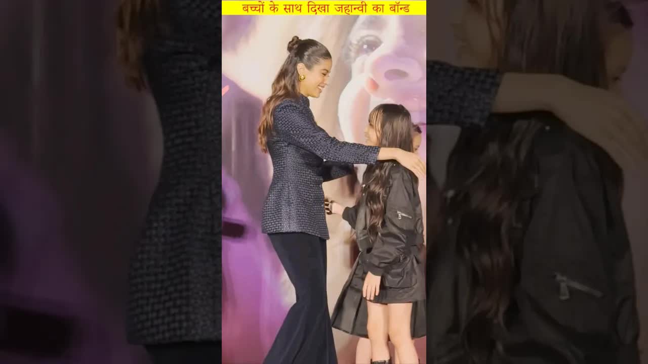 Janhvi with kids #jhanvikapoor #shorts