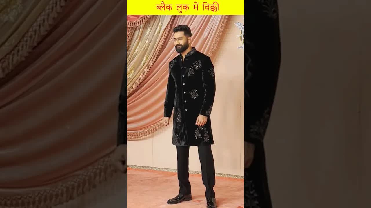 Vicky in all black look #vickykaushal #shorts