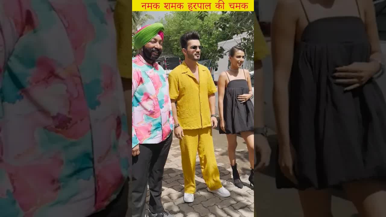 Harpal with Nia & Arjun #niasharma #shorts