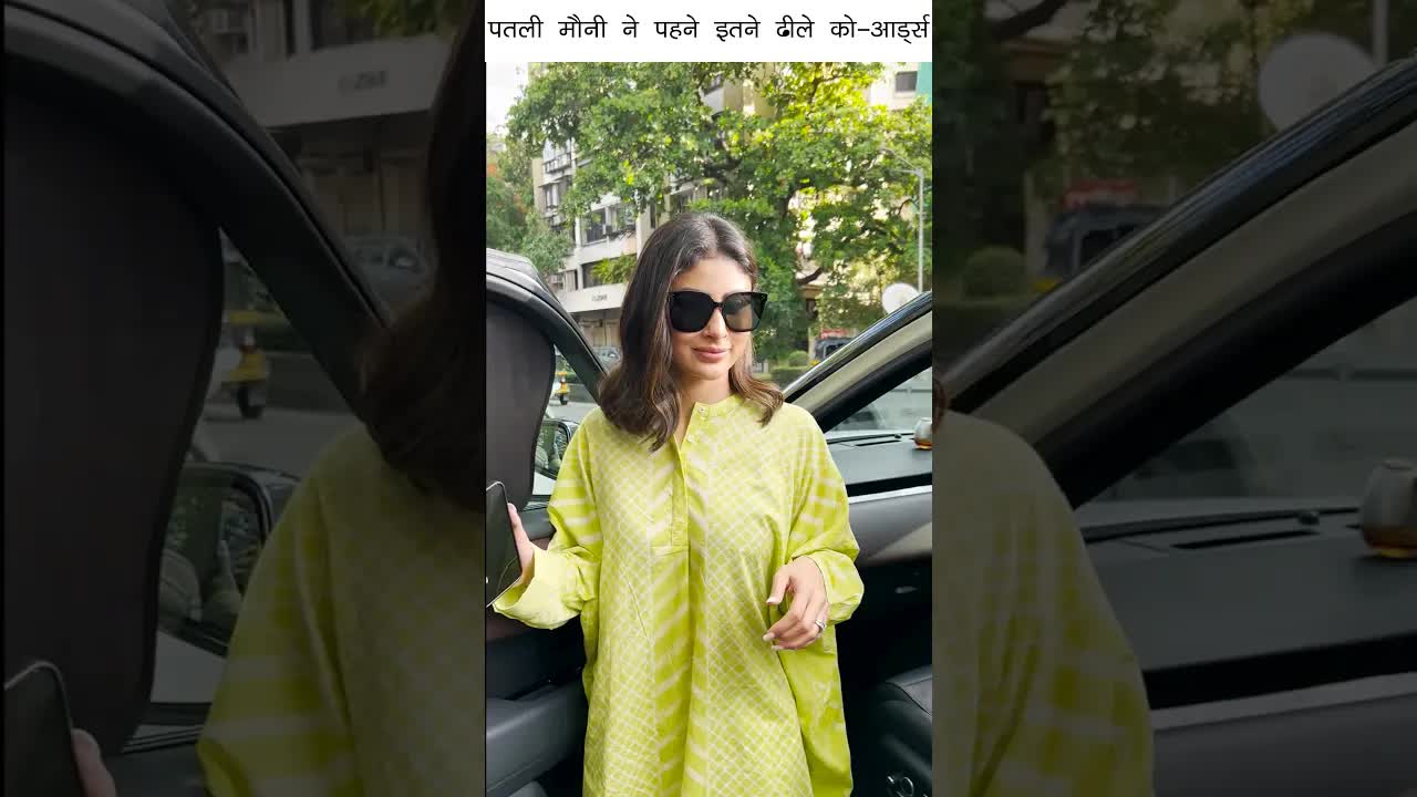 Mouni's vibrant look #mauniroy #shorts