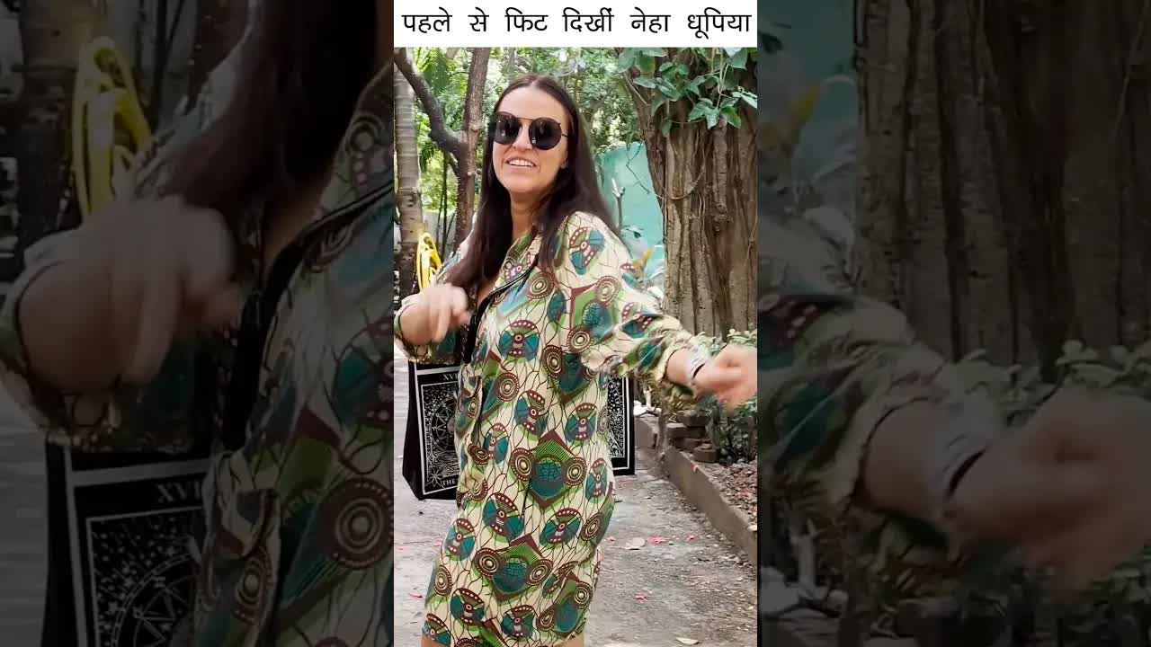 Naha looks slim #nehadhupia #shorts