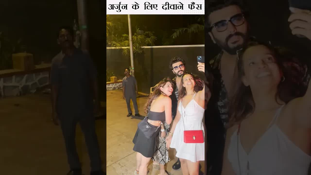 Arjun with fans #arjunkapoor #shorts