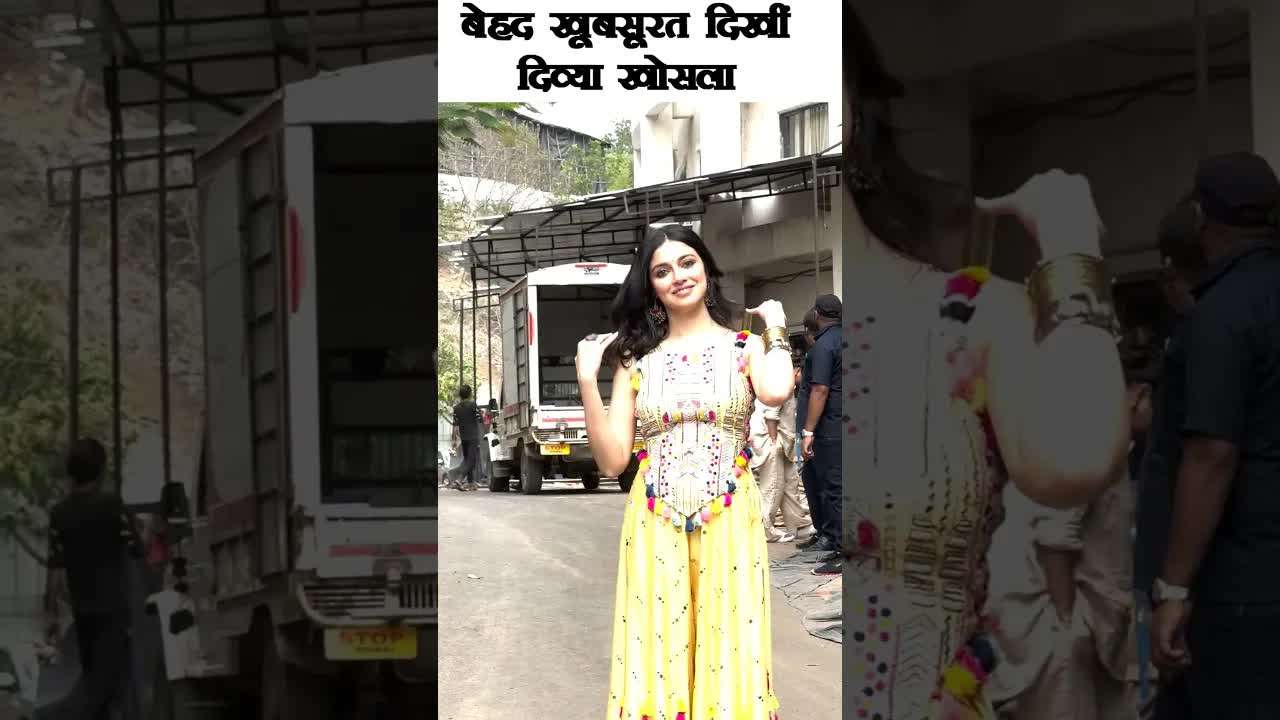 Divya's beautiful look #divyakhosla #shorts