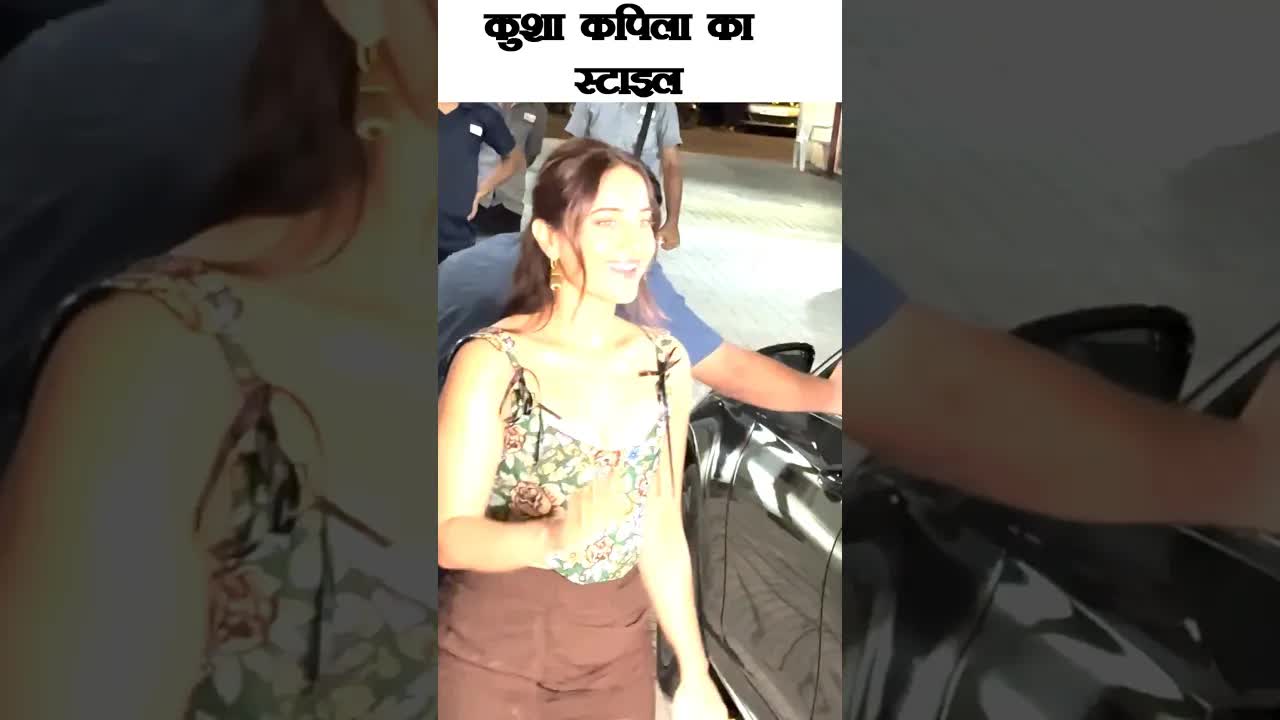 Kusha Kapila looks happy #kushakapila #shorts