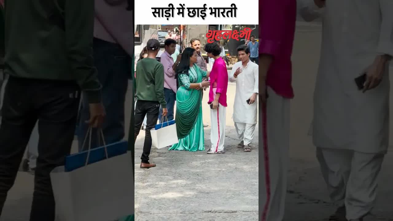 Bharti's saari look #bharti #shorts
