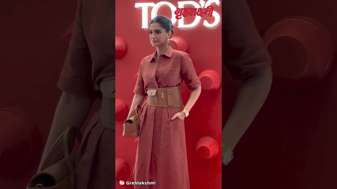 Sonam Kapoor's Orange Spring Look #grehlakshmi #shorts #sonamkapoor
