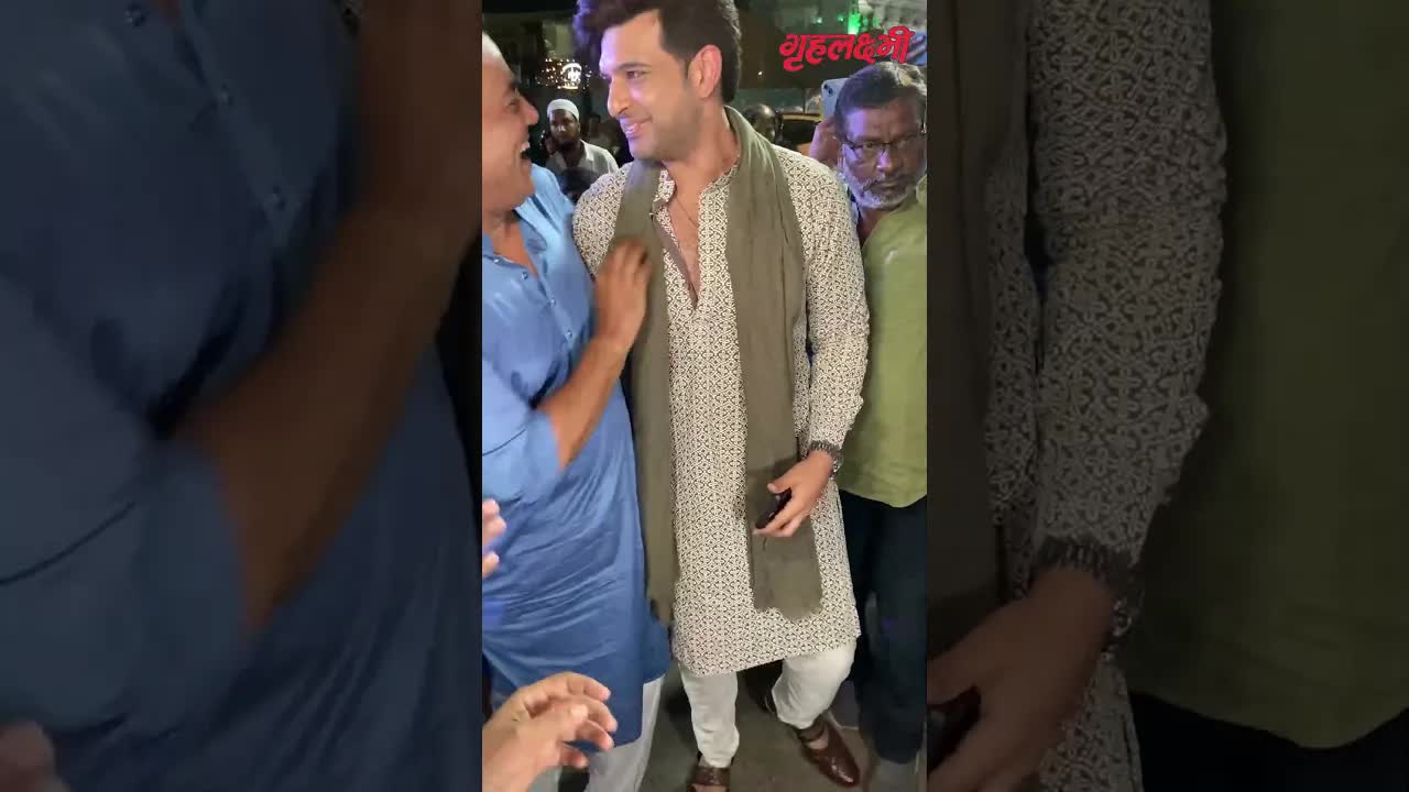 Karan Kundra spotted at event #grehlakshmi #karankundra #shorts