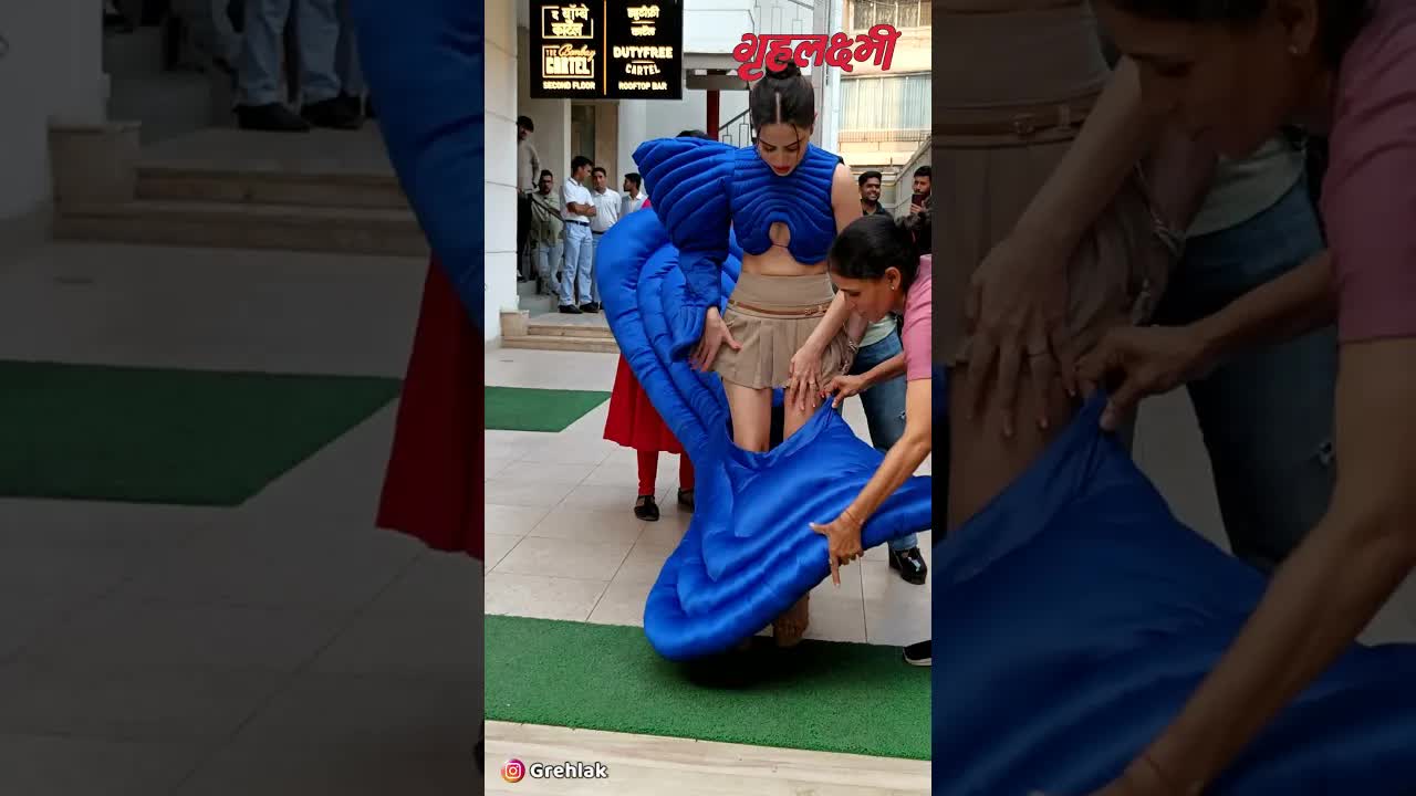 Uorfi Javed's with her bizarre outfit #urfijaved #uorfijaved #shorts
