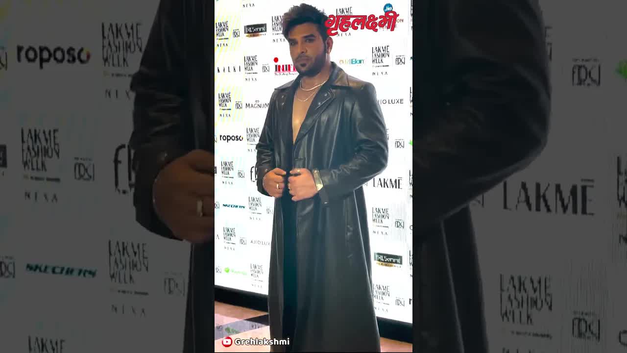 Paras Chhabra at Lakmé fashion week #paraschhabra #lakméfashionweek  #grehlakshmi #shorts