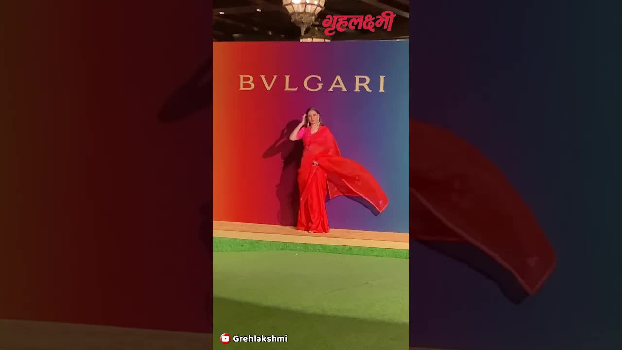 Aditi Rao Hydari's saree look #grehlakshmi #aditiraohydari #shorts