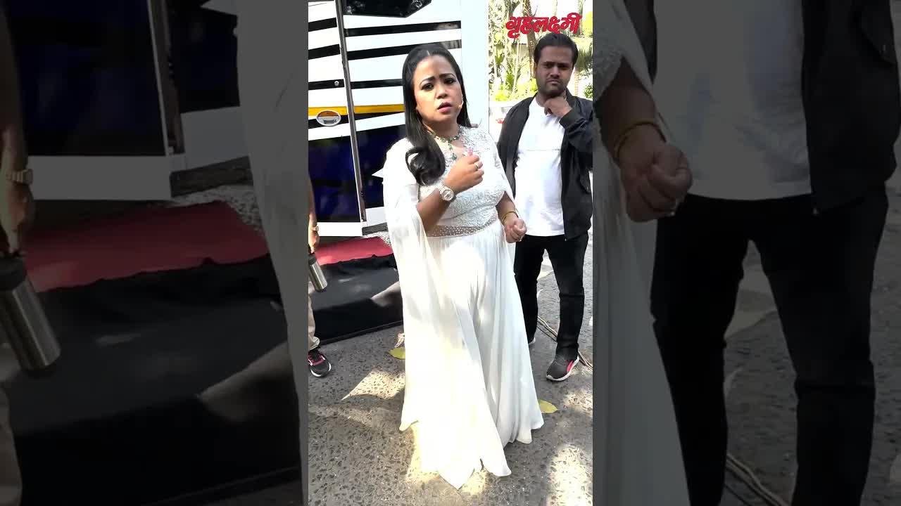 Bharti's look at Dance Diwane set #grehlakshmi #bharti #shorts