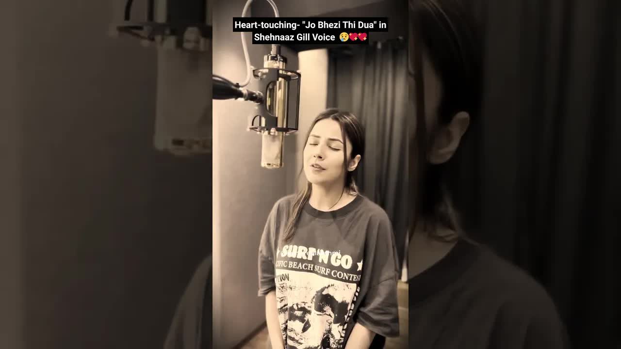 Heart-touching song by Shehnaaz Gill "Jo Bheji Thi Dua" 😥💘 Grehlakshmi #shehnaazgill