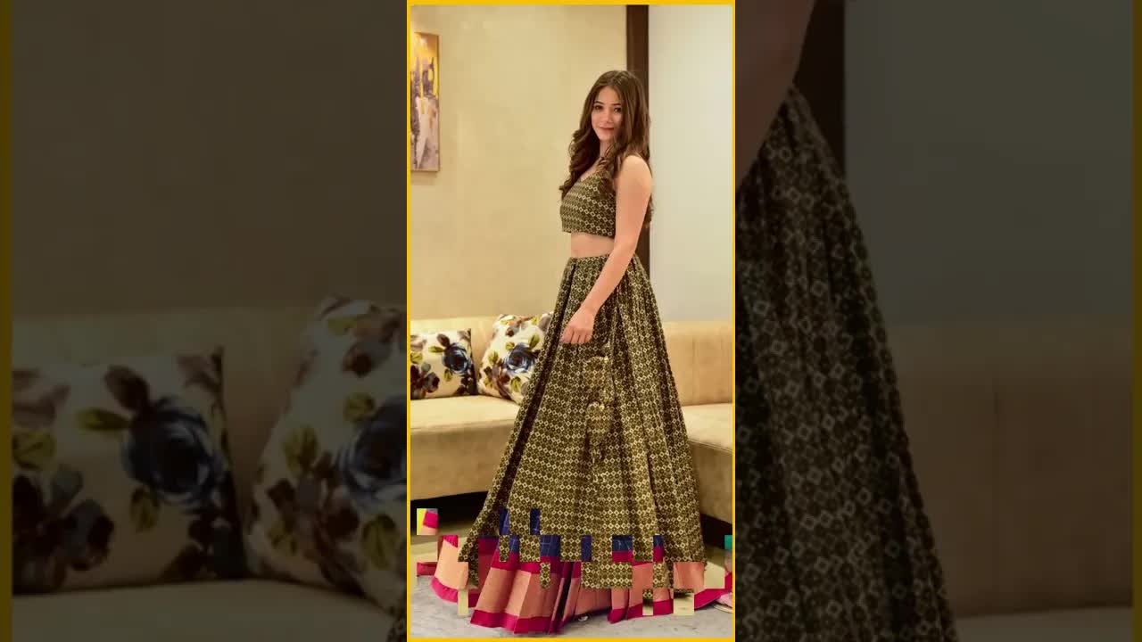 Crop Top Long Skirt Party Wear | Party wear dresses #weddingwear #croptopdress