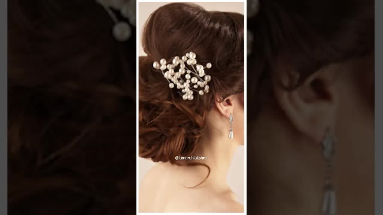 Hairstyles for traditional wear | Hairstyles for long hair girls #longhairhairstyle