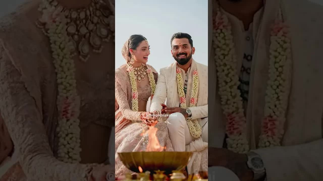 KL Rahul Athiya Shetty Wedding Pictures | KL Rahul Wedding Status #celebrityweddingpics #klrahul 🤩😍