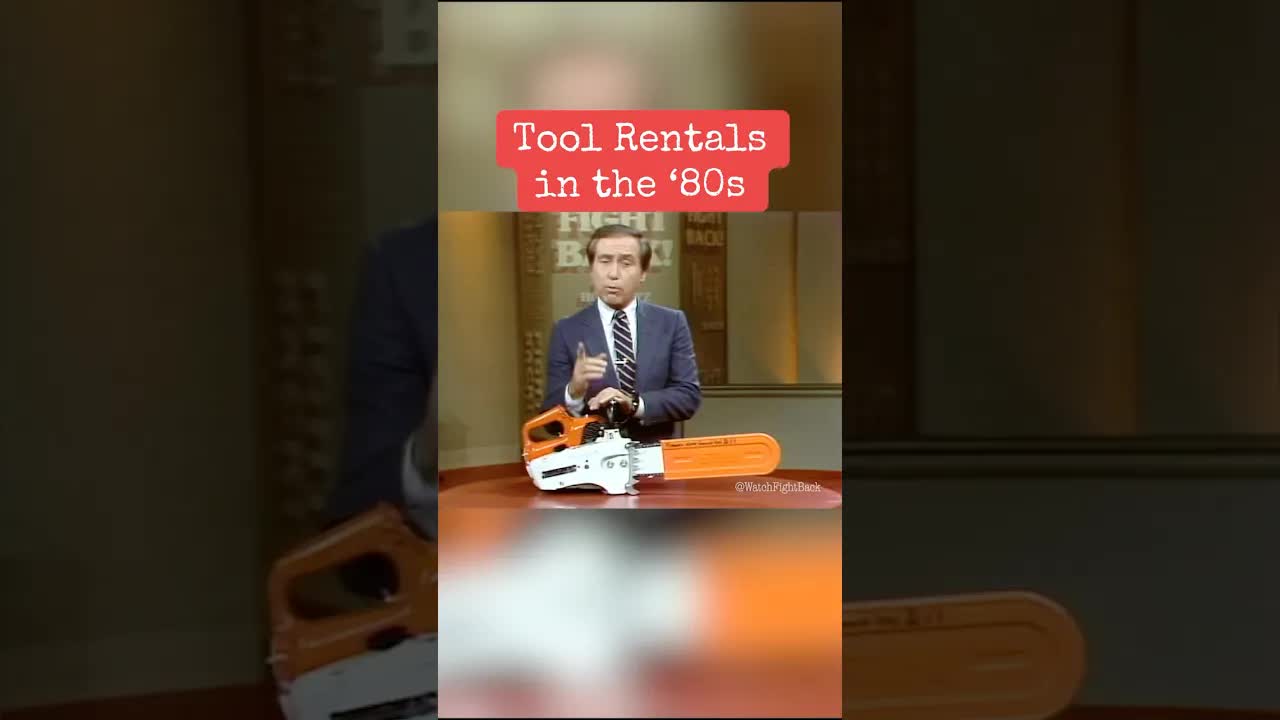 Tool Rentals in the ‘80s